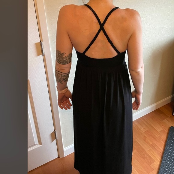 SOLD Dress Barn black maxi dress, size 4 - Picture 2 of 6